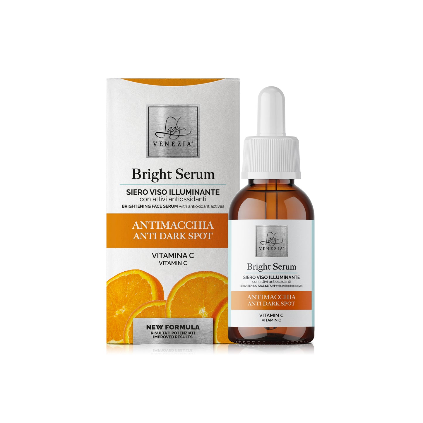 Siero Viso Antimacchie Illuminante con Vitamina C - Bright Serum 30 ml