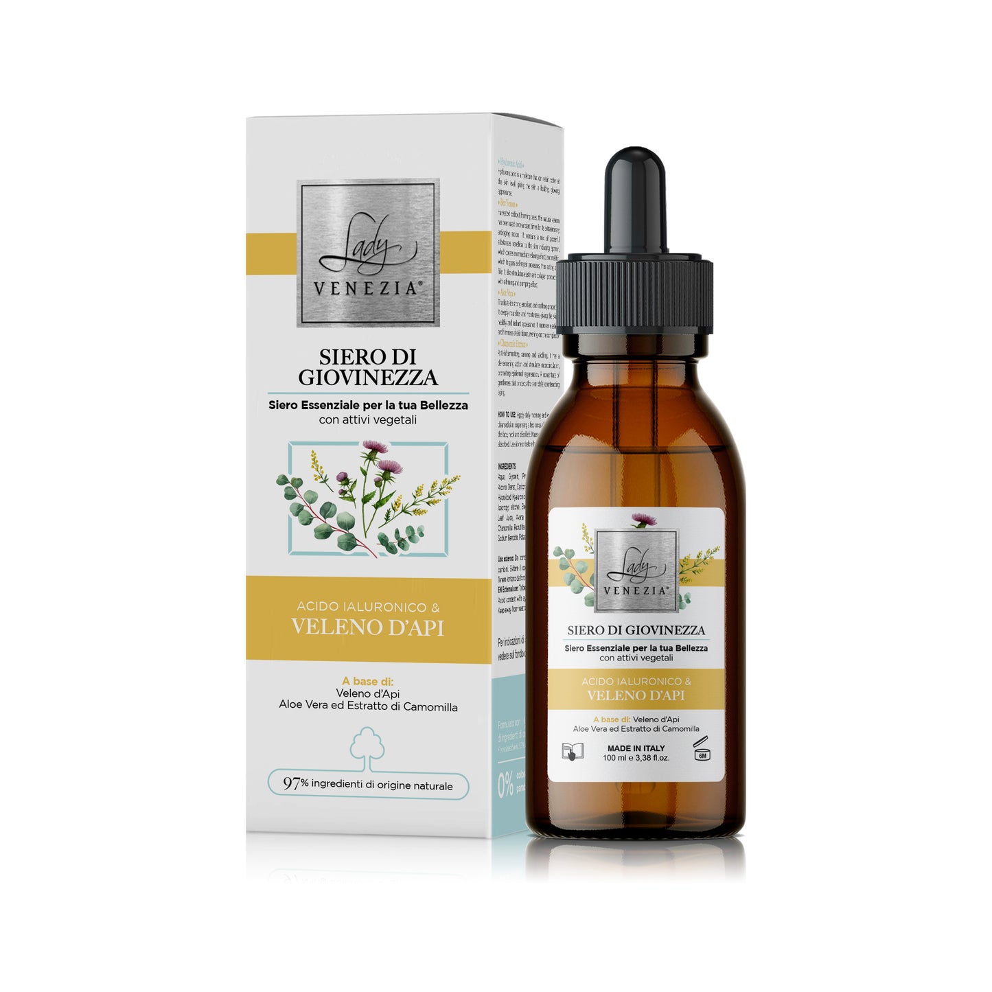 Bee Venom and Hyaluronic Acid Serum - 100 ml