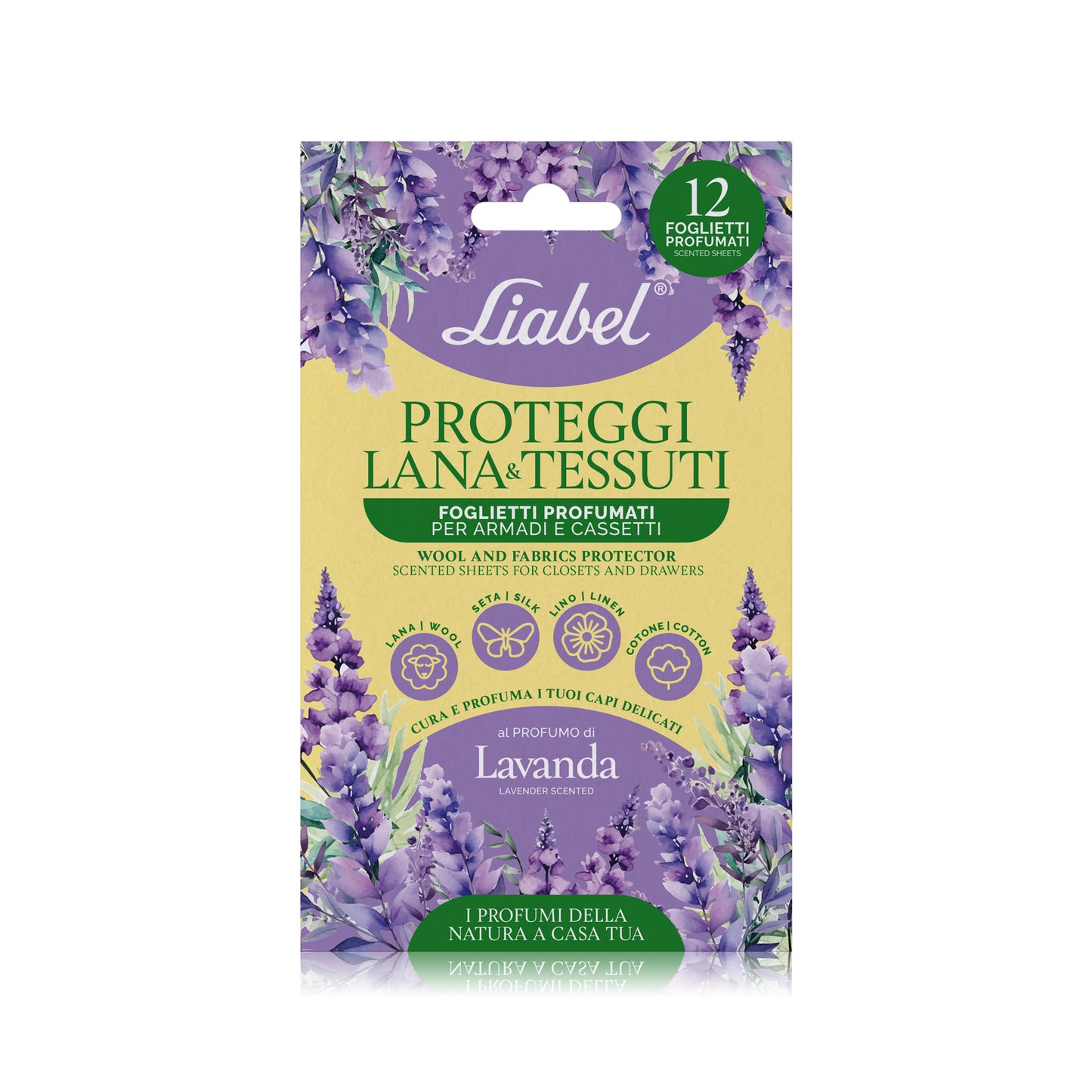 Proteggi Lana & Tessuti Liabel - 12 Foglietti Profumati