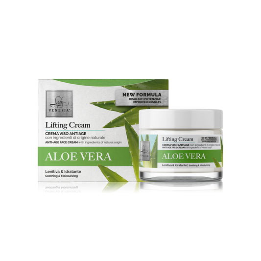 Crema Viso Antirughe Aloe Vera - 50 ml