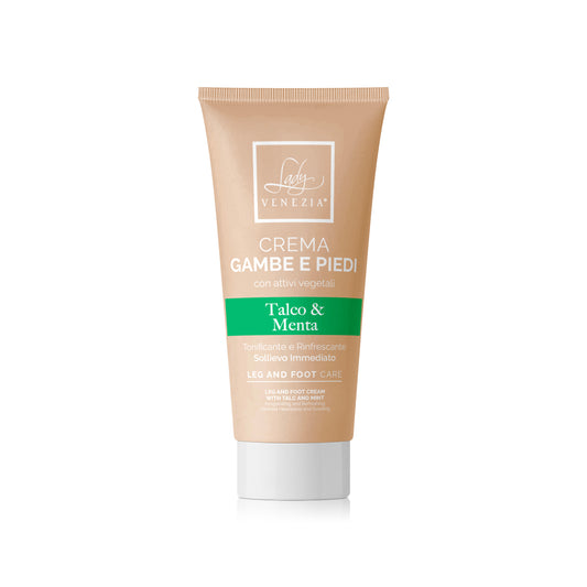 Legs and Feet Cream with Talc and Mint - 100 ml