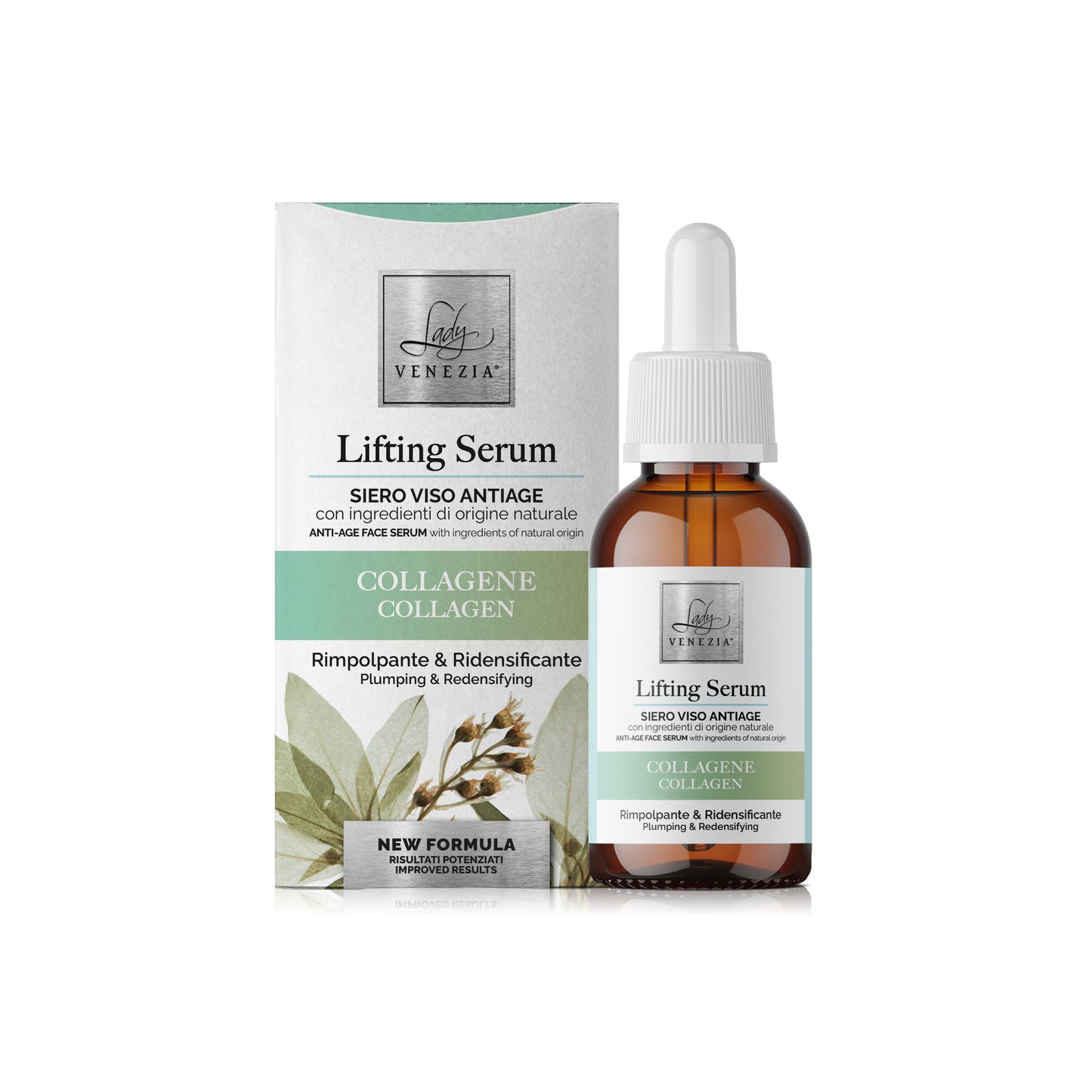 Sérum visage anti-rides Botox naturel aux ingrédients biologiques - 30 ml