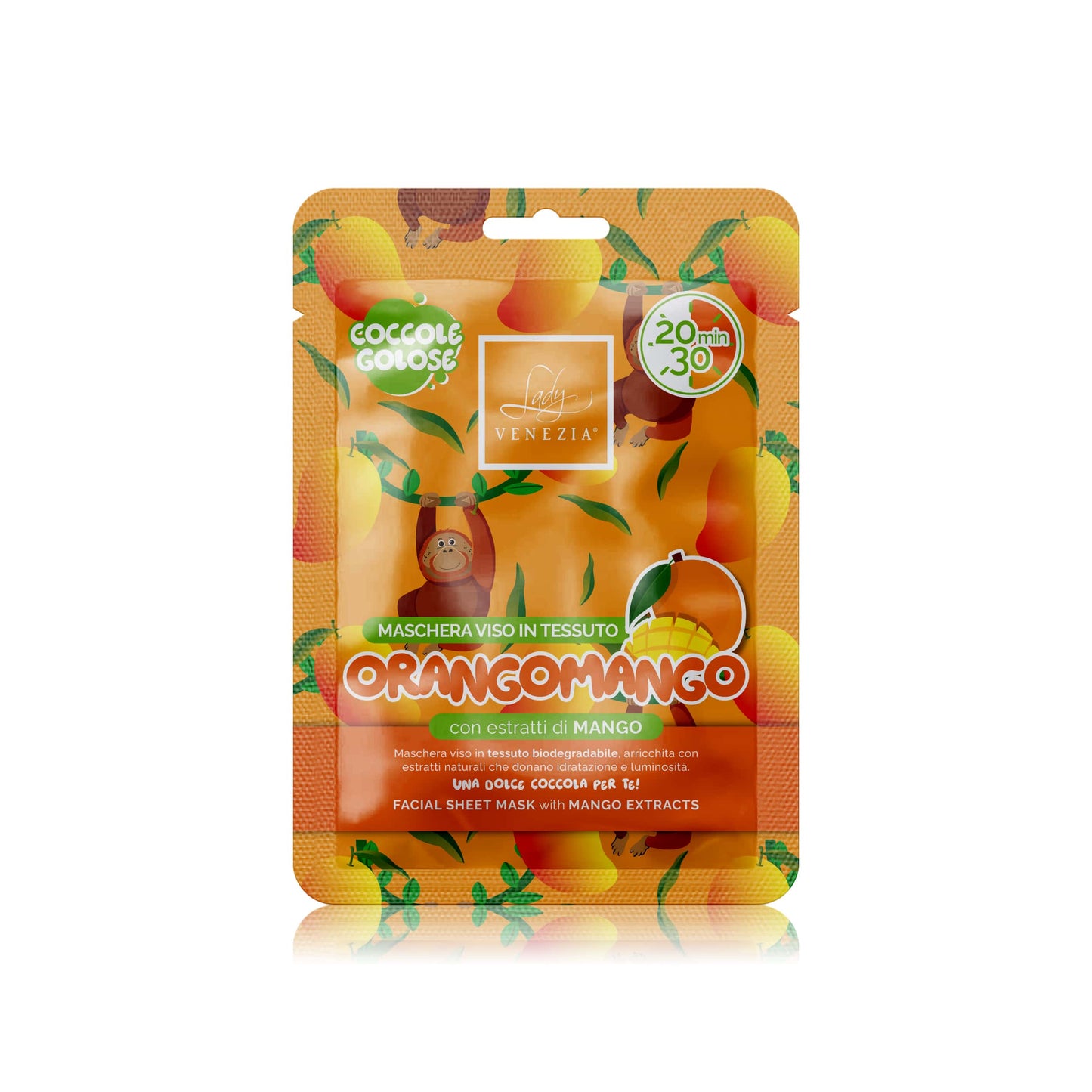 Maschera Viso in Tessuto Coccole Golose - Orangomango