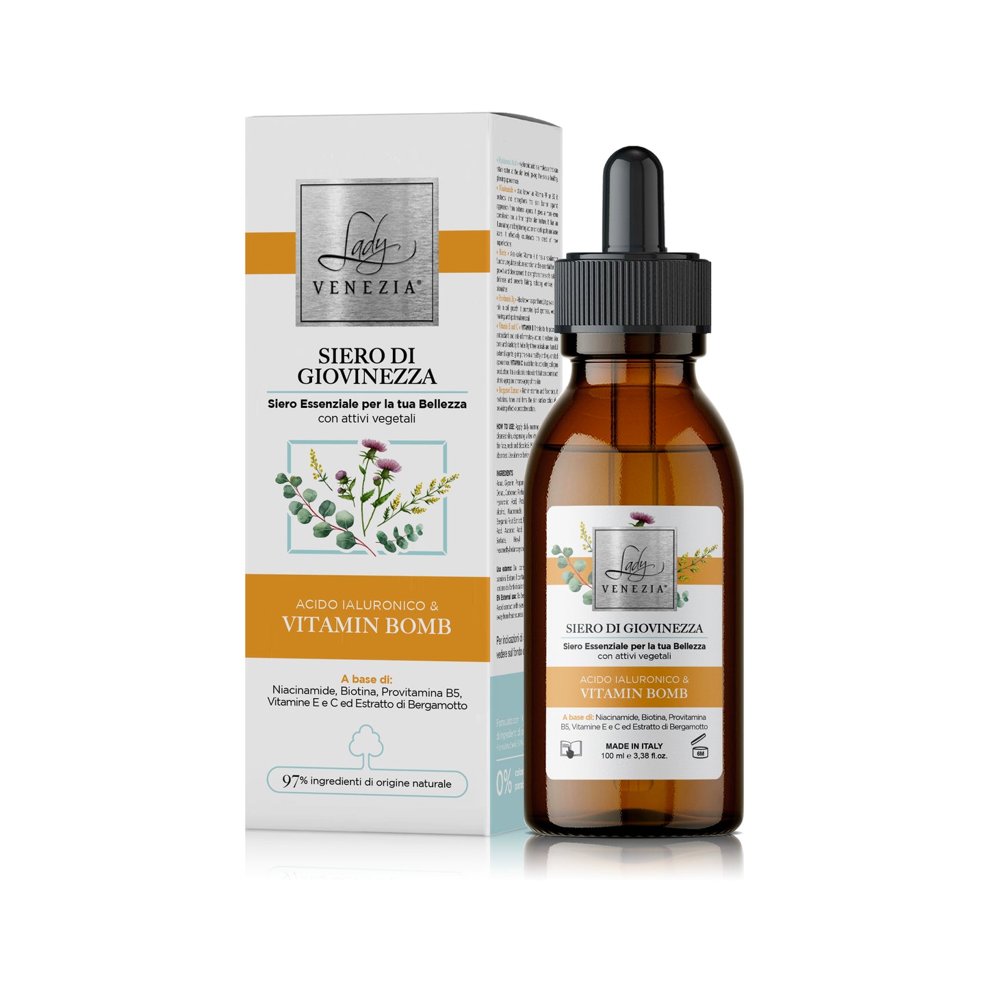 Sérum Vitamin Bomb et Acide Hyaluronique - 100 ml