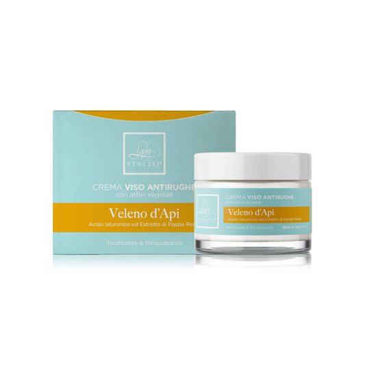Crème Visage Tonifiante au Venin d'Abeille et à l'Acide Hyaluronique - 50 ml