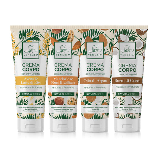 Crema Corpo Idratante e Profumata - Collezione Natural Green- 200 ml