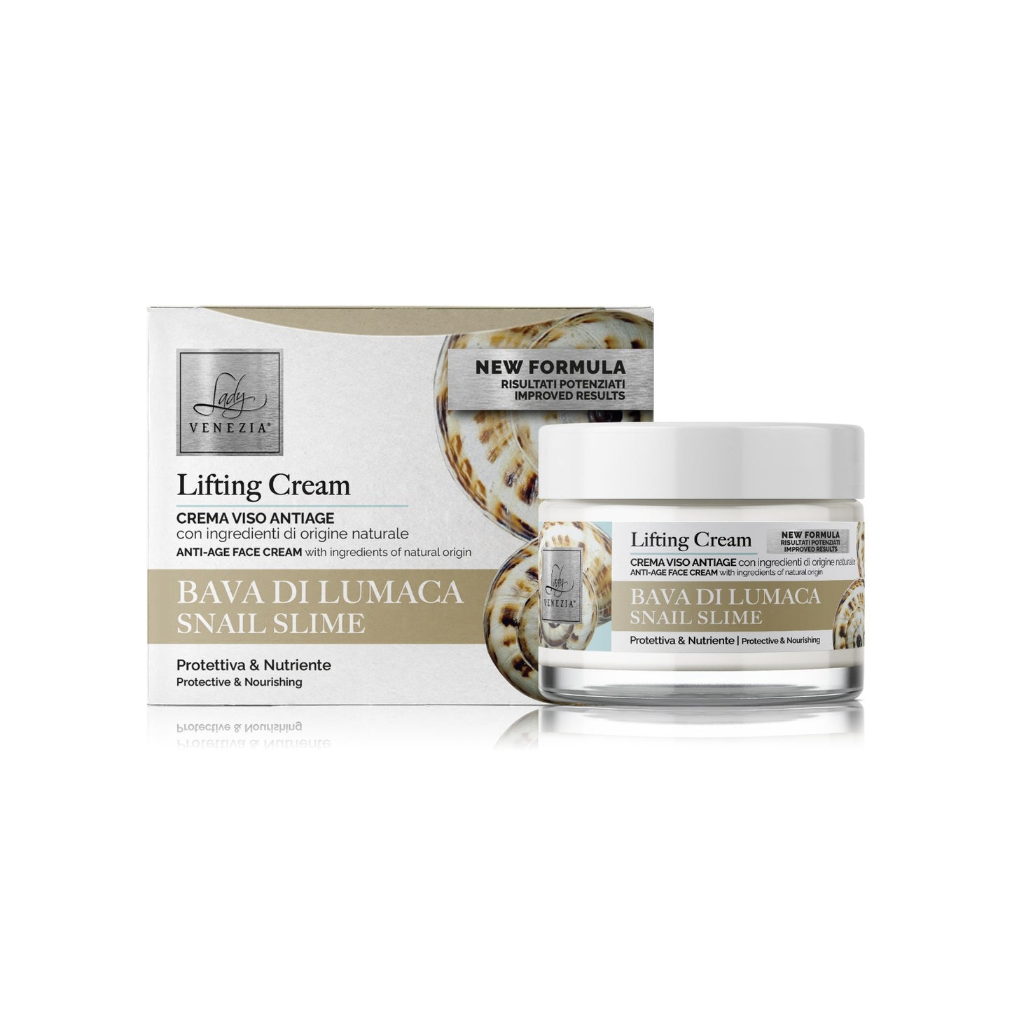 Crema Viso Antirughe Bava di Lumaca - 50 ml